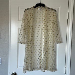 Sheer duster